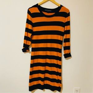 FRENCH CONNECTION STRIPED DRESS